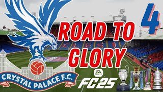 EA FC 25  Career Mode  4  Crystal Palace  Merseyside Battles and Heartbreaks [upl. by Nairahcaz32]