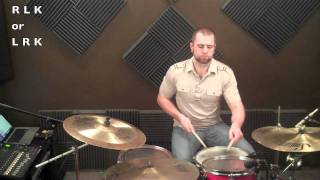 How To Drum  John Bonham Triplets  30 Second Drum Lesson [upl. by Rusell]