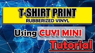 3 COLORS RUBBERIZED VINYL PRINT ON TSHIRT TAGALOG [upl. by Keefer17]