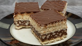 Čoko lešnik kocke  Knoppers  Bebina kuhinja  Domaći video recept [upl. by Schwing]