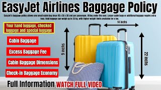 EasyJet Airlines Baggage Policy [upl. by Kifar]