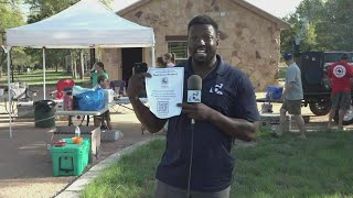 Salado community working together to bring water food for tornado victims [upl. by Ongun]