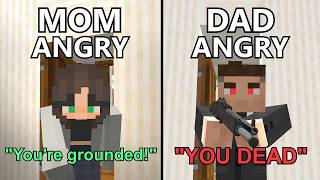 Dad VS Mom Portrayed by Minecraft [upl. by Ventura556]