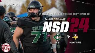 VCSU Football NSD 2024  Noah Thaler [upl. by Aikemat]