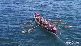 Gig rowing in Falmouth [upl. by Nalla98]