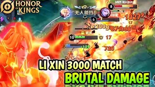 Li Xin 3000 Match Domination And Insane Damage honorofkings hok lixin jungle [upl. by Wiatt]