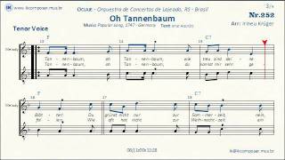 O Tannenbaum  O Christmas Tree  Choir  Tenor [upl. by Temirf836]