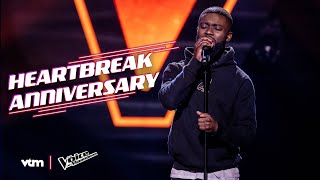 Néhémi  Heartbreak Anniversary  The Blind Auditions  The Voice van Vlaanderen  VTM [upl. by Ennaul]