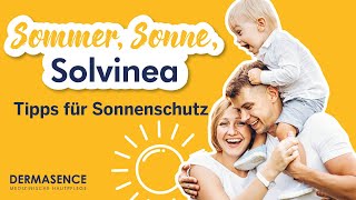 Tipps zum Thema Sonnencreme  Sonnenschutz von DERMASENCE [upl. by Rubel]