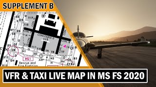 Navigraph and VFR flight in Microsoft Flight Simulator 2020 Taxiing Charts Waypoints [upl. by Arymahs]