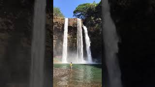 Fishing under Wailua falls [upl. by Aisyle]