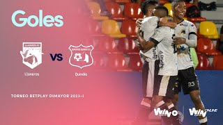 Llaneros vs Quindío goles  Torneo BetPlay Dimayor 2023I  Cuadrangulares  Fecha 6 [upl. by Dira521]