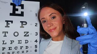 ASMR  Realistic Eye Exam medical roleplay [upl. by Sezen]