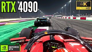 Real life or game  F1 23 Night Race  Replay at MAXIMUM SETTINGS 4K  GeForce RTX 4090 24GB GDDR6X [upl. by Ginsburg386]