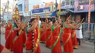 Tiruchanur Traditional kolattam Rathasapthami Sri Vaishnavam22 [upl. by Goraud]