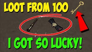 BackToBack RARE Loot  Loot From 100 Gold Tomb Keys  50M OSRS GP GIVEAWAY  RuneX RSPS [upl. by Raney741]