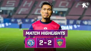 Match Highlights  Jamshedpur FC 22 Chennaiyin FC  MW 9  ISL 202324 [upl. by Adnaerb462]