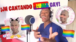 JH de La Cruz  CANTANDO PLUMA GAY  COVER IA [upl. by Melisandra]