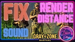 This needs a FIX l RENDER DISTANCE ONLY 400m l Gray Zone Warfare [upl. by Eartnoed]