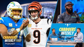 Herbert vs Burrow ChargersBengals SNF Preview  LA Chargers [upl. by Neelie]