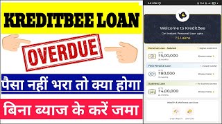 kreditbee app repayment nahin kiya to kya hoga। kreditbee loan ka Paisa Nahin chuka Hai To Kya Hoga। [upl. by Haiasi]