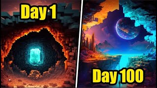 I Survived 100 Days In Minecraft Expansion [upl. by Telocin]