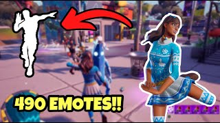 Dancing JITTERBUG To Everyone In Party Royale With Blizzabelle Skin EMOTE BATTLES [upl. by Litnahs]