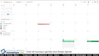 Comment creer plusieurs agendas sous google Agenda [upl. by Anahir531]