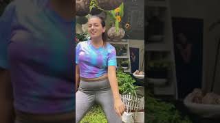 Shanudrie Priyasad HOT LEGGINGS DANCE 💃 Shorts  Nadagamkarayo  Deweni inima  Divithura [upl. by Llerraj531]