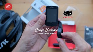 Cateye Padrone Stealth Edition Wireless Unboxing amp quick installation video [upl. by Merla]