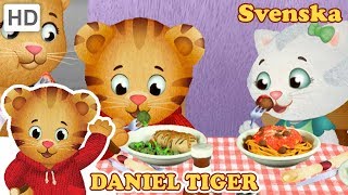 Daniel Tigers Kvarter  Låt oss Äta Spagetti 🍝  Videor för Barn [upl. by Tevlev973]