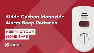 Whats That Beep Kidde Carbon Monoxide Alarm Beep Patterns [upl. by Moulton]