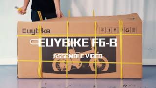 Euybike F6B Electric Bike Unboxing amp Assembly Guide [upl. by Hareehahs278]