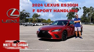 Is the 2024 Lexus ES300H F Sport Handling a true luxury sedan or just a dressed up Camry [upl. by Arata232]