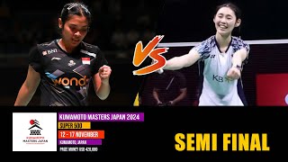 live Gregoria Mariska TUNJUNG vs SIM Yu Jin 🔥🔥Kumamoto Masters Japan 2024🔥🔥 [upl. by Pacifa588]