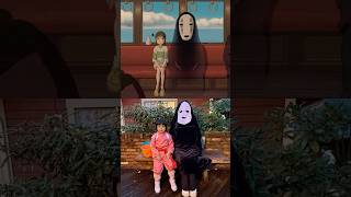 Spirited Away Chihiro amp NoFace ‘Kaonashi’ in Real Life 센과치히로의행방불명 spiritedaway 실사판 [upl. by Atiuqet]