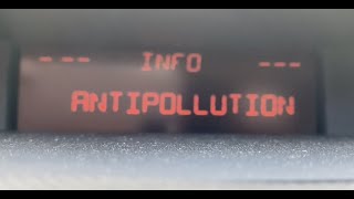 Peugeot Anti Pollution Error Fixed [upl. by Erma975]