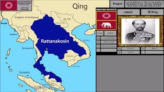 라따나꼬신 왕국 The History of Rattanakosin Kingdom 17821932 Every Year [upl. by Beekman154]