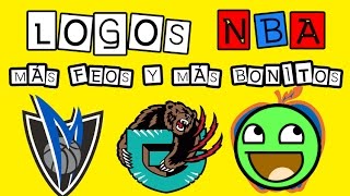 LOGOS MÁS FEOS Y BONITOS DE LA NBA  CURIOSO [upl. by Yrroc]