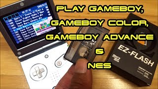 Flash Cart for GameBoy Advance amp Nintendo DS plays GBA GB GBC amp NES with EZFLASH Omega [upl. by Wain]