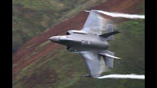 USAF F35  DRAG Flights 2nd lap of the MACH LOOP 100624 [upl. by Rieth]