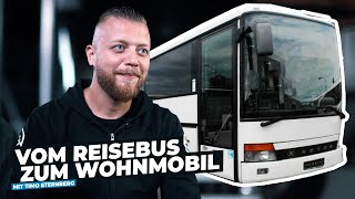 MEGA Wohnmobil  12 Meter Setra Reisebus zum Tiny House umbauen  Mit Timo und FlorianBellwart [upl. by Ludwig]