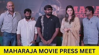 Maharaja Movie Press Meet  Vijay Sethupathi  Mamta Mohandas Nithilan Saminathan  Sudhan Sundaram [upl. by Dnomde]