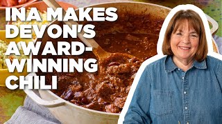 Ina Garten Makes Devons AwardWinning Chili  Barefoot Contessa  Food Network [upl. by Naot771]