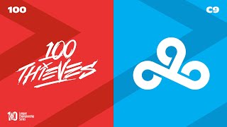 100 Thieves vs Cloud9  LCS Lock In 2022  Group AB Day 4 [upl. by Aliab810]