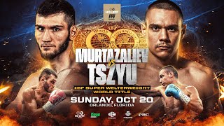 Tim Tszyu v Bakhram Murtazaliev  Official WeighIn [upl. by Schaper188]