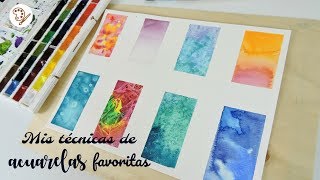 TÉCNICAS INCREÍBLES PARA PINTAR CON ACUARELAS  YOUR CREATIVE CHANNEL [upl. by Suzann359]