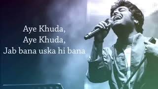 Uska Hi Banana Lyrics Song Arijit Singh 1920 Evil Returns Moon Light Status [upl. by Paige]