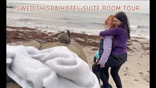 SWEDISH SPA HOTEL SUITE ROOM TOUR amp GETTING BACK ON THE ROAD [upl. by Nwahsirhc389]