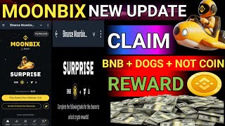 MOON BIX New update Claim Reward BNB  DOGSNOT COIN  Moon bix Token launch [upl. by Afira]